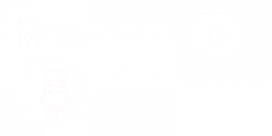 Martins Mundwerk Logo Weiß